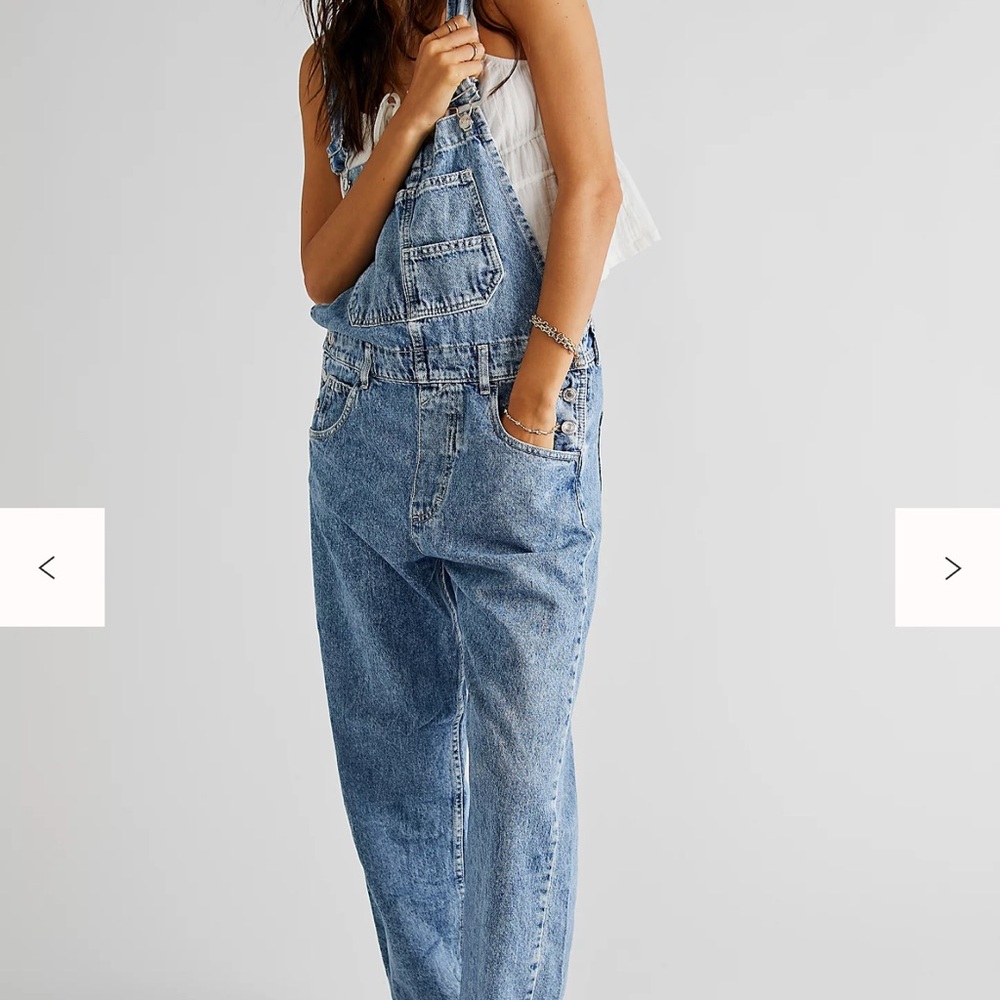 We The Free Ziggy Denim Overalls Relaxed Fit
